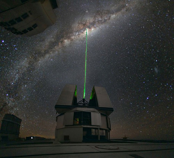 レーザーポインター天体観測